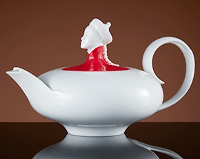 Chinoiserie Teapot in Red 600ml | TWG Tea
