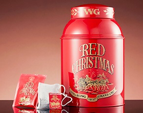 Collector's Tea Tin Red Christmas Tea 1kg | TWG Tea