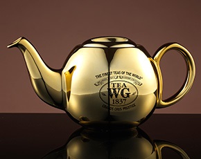 Design Orchid Teapot in Gold 500ml | TWG Tea