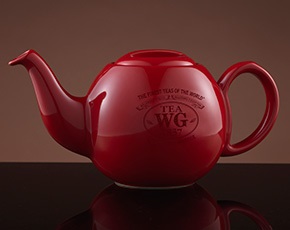 Design Orchid Teapot in Red 500ml | TWG Tea