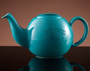 Design Orchid Teapot in Turquoise 900ml | TWG Tea