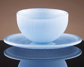 Firefly Tea Bowl and Saucer in Sky Blue | TWG Tea