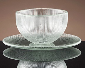 Firefly Tea Bowl and Saucer in Clear | TWG Tea