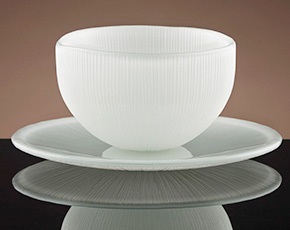 Firefly Tea Bowl and Saucer in White | TWG Tea