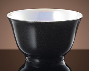 Glamour Tea Bowl in Black | TWG Tea
