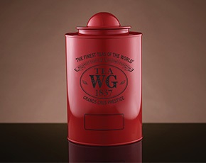 Saturn Tea Tin in Red 250g | TWG Tea