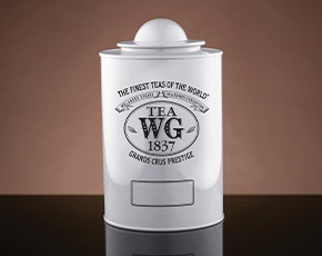 Saturn Tea Tin in White 250g | TWG Tea