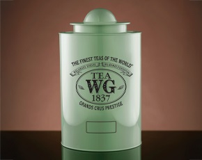 Saturn Tea Tin in Green 1kg | TWG Tea