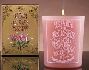 Bain de Roses Tea Scented Candle | TWG Tea