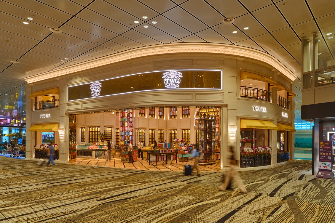 TWG Tea Gallery at Changi T3