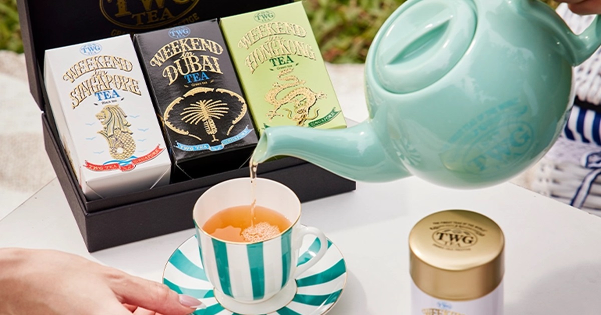 【新品】TWG MBS EXCLUSIVE WEEKEND GIFT SET アートのようなティートレジャーで冬を彩る。TWG Teaから煌びやかな
