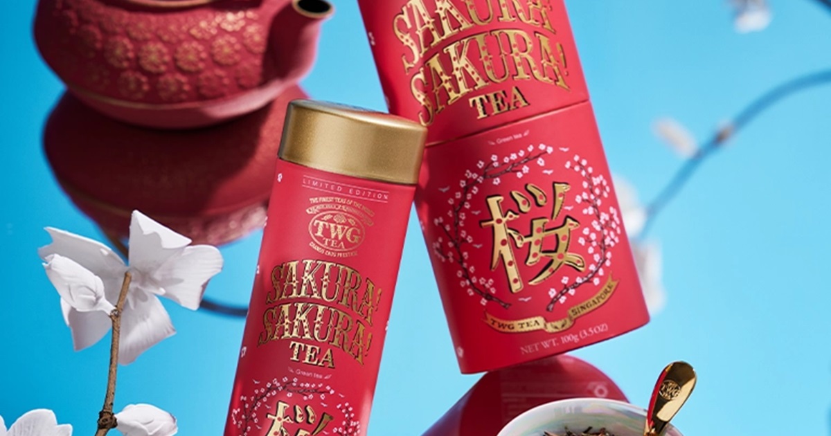 SAKURA SAKURA TEA 140g 限定版TWG TWG's Sakura! Sakura! series is a celebration of Kyoto's beautiful