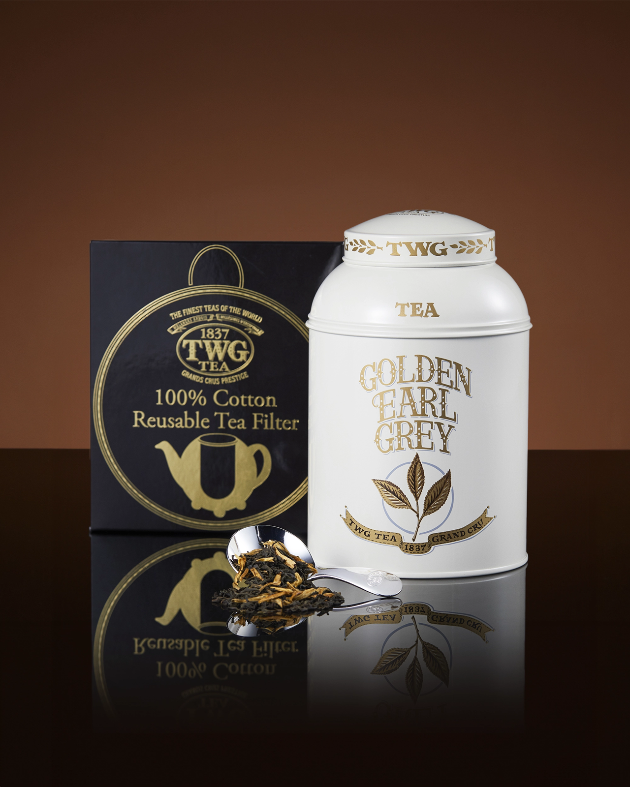 Set con lata Collector y té Golden Earl Grey | TWG Tea