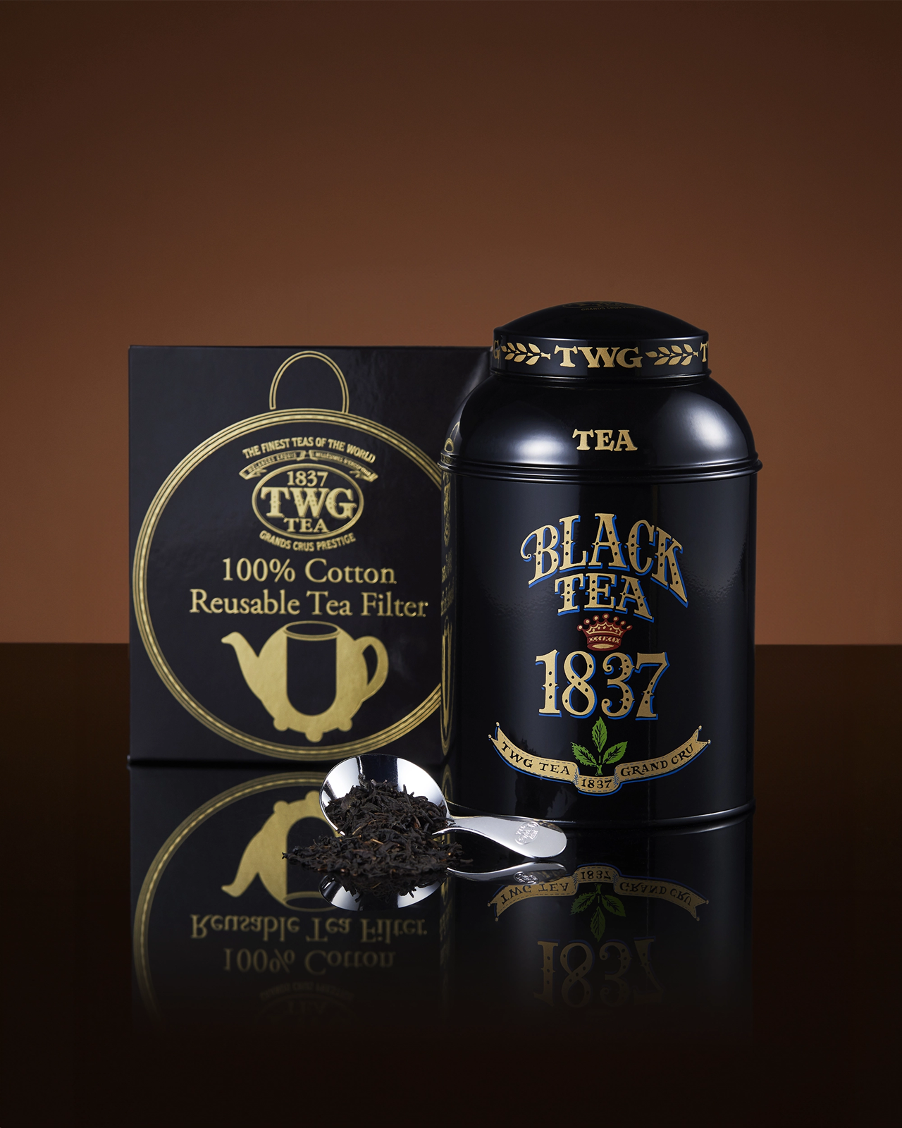 【ゆき】TWG 1837Black&French& Chocolate 1837 Black Collector Tea Tin Set | TWG Tea