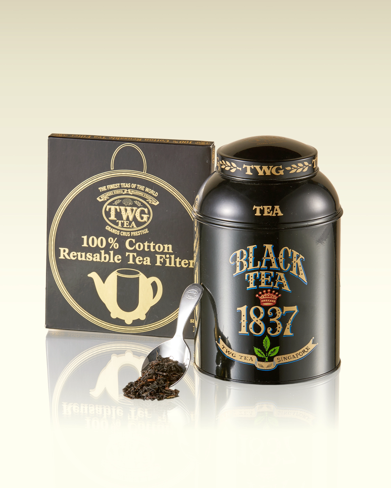 1837 Black Collector Tea Tin Set | TWG Tea
