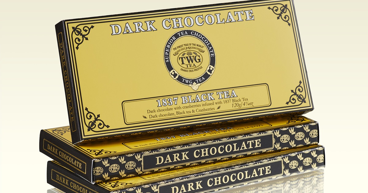 【ゆき】TWG 1837Black＆French＆ Chocolate 1837 Black Tea Chocolate Bar | TWG Tea