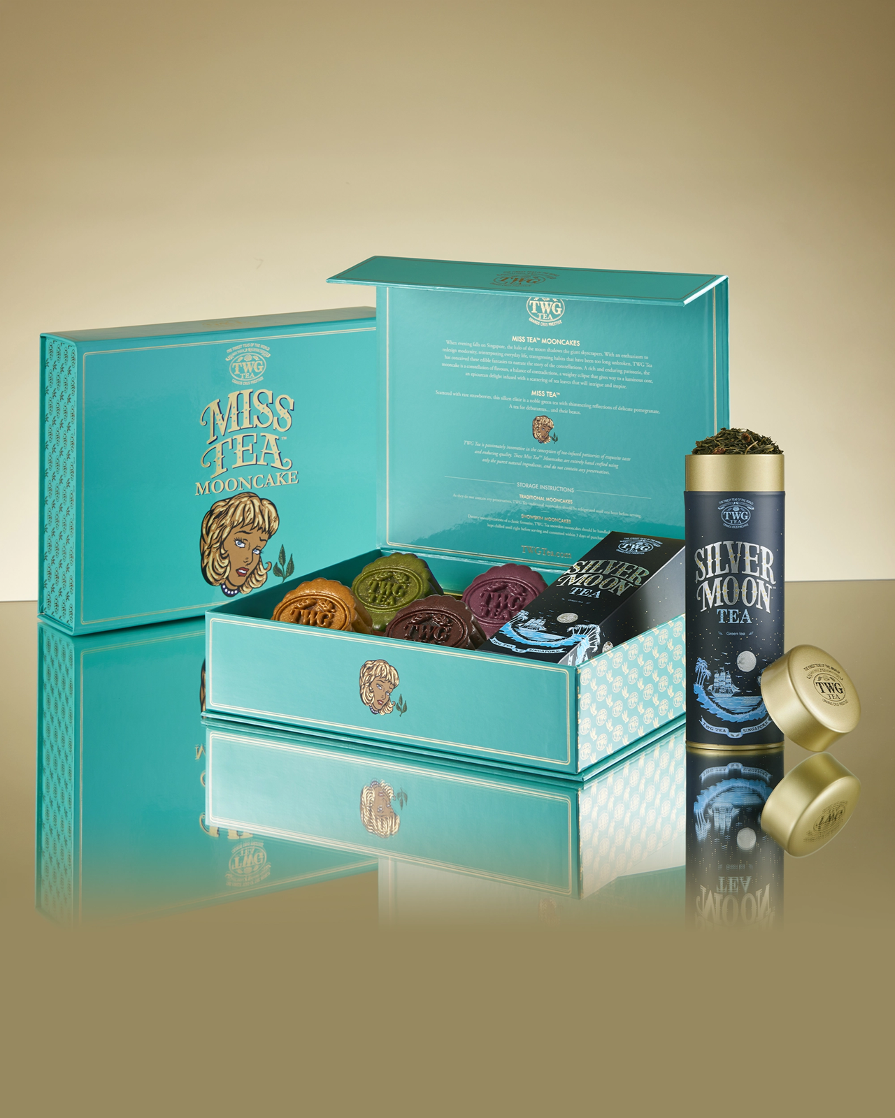 Miss Tea Mooncake (Box of 4) | TWG Tea