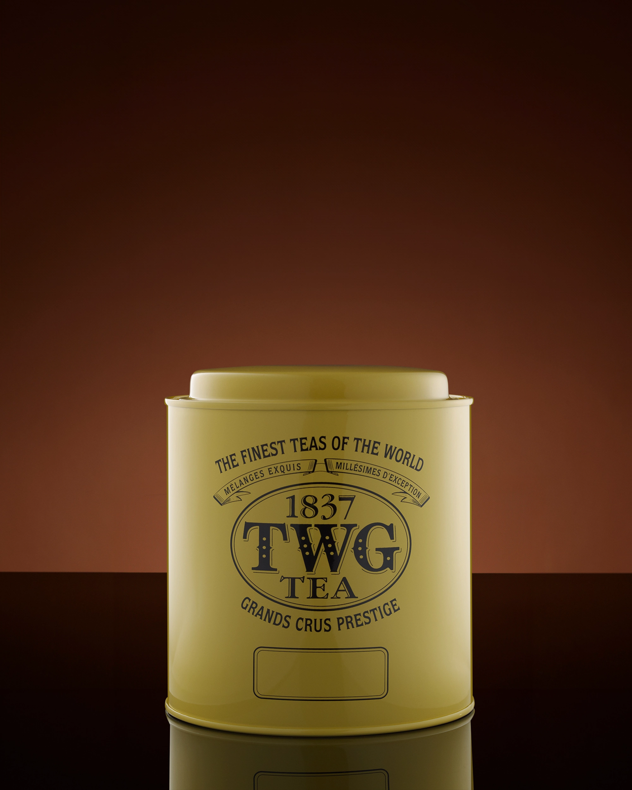 Artisan Tea Tin in Yellow (500g) | TWG Tea