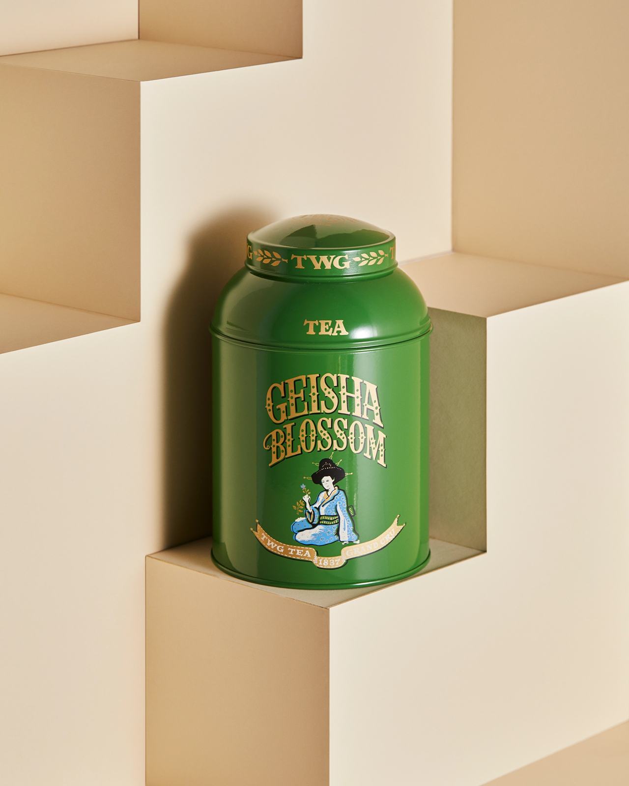Collector's Tea Tin, Geisha Blossom Tea, 250g (Tin Only) | TWG Tea