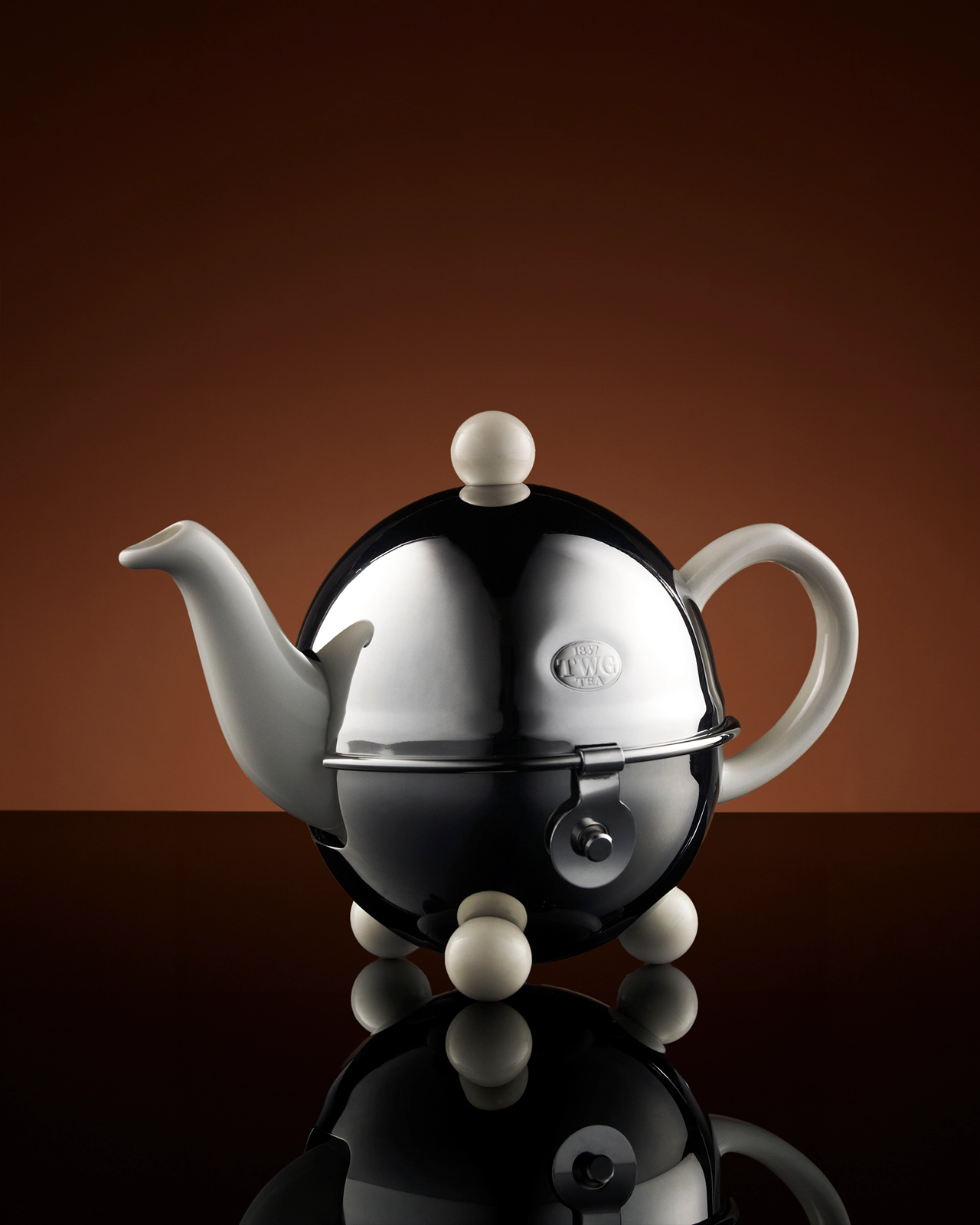 Design Teapot in White (180ml) | TWG Tea
