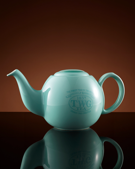 TWG ティーポット グリーン ガラス （【TWG tea】 耐熱 手吹き