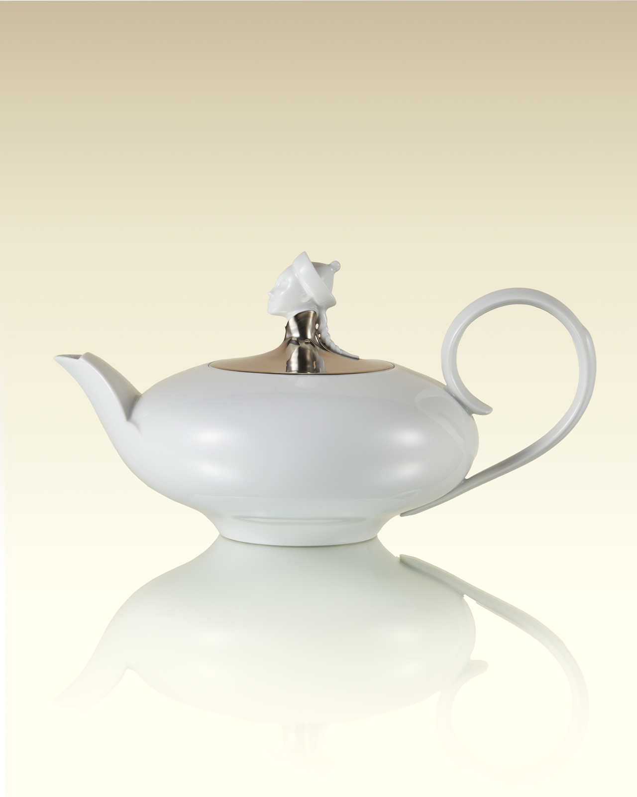 Chinoiserie Teekanne in Platin | TWG Tea