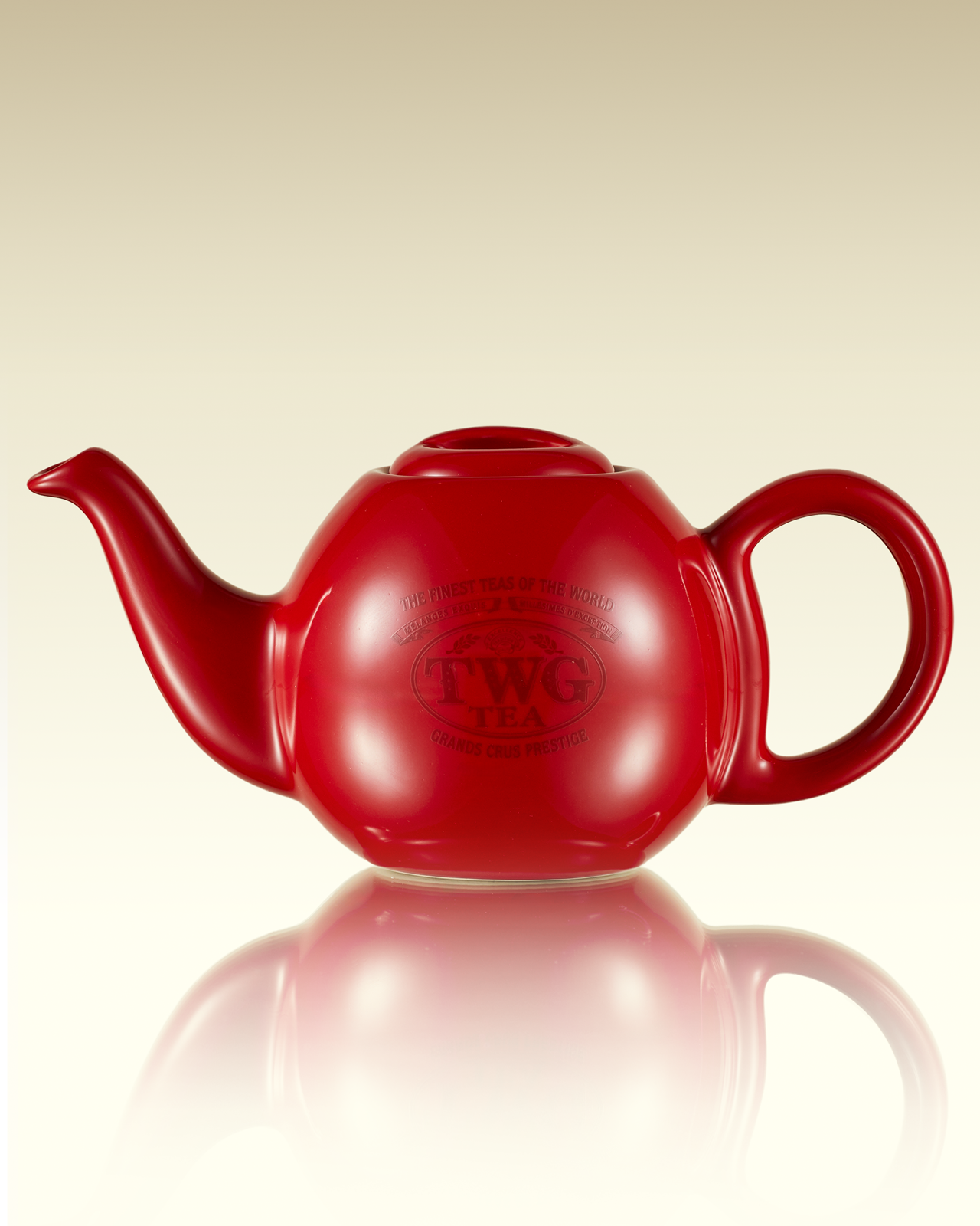 Design Orchid Teapot in Red (500ml) | TWG Tea