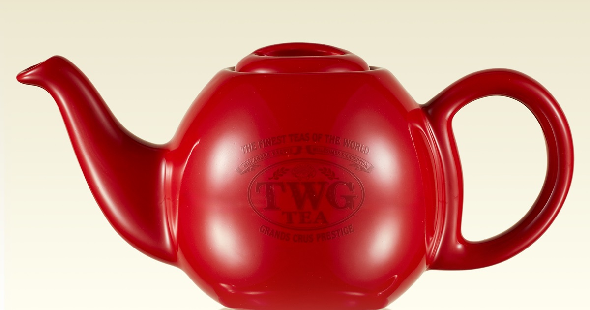 Design Orchid Teapot in Red (500ml) | TWG Tea