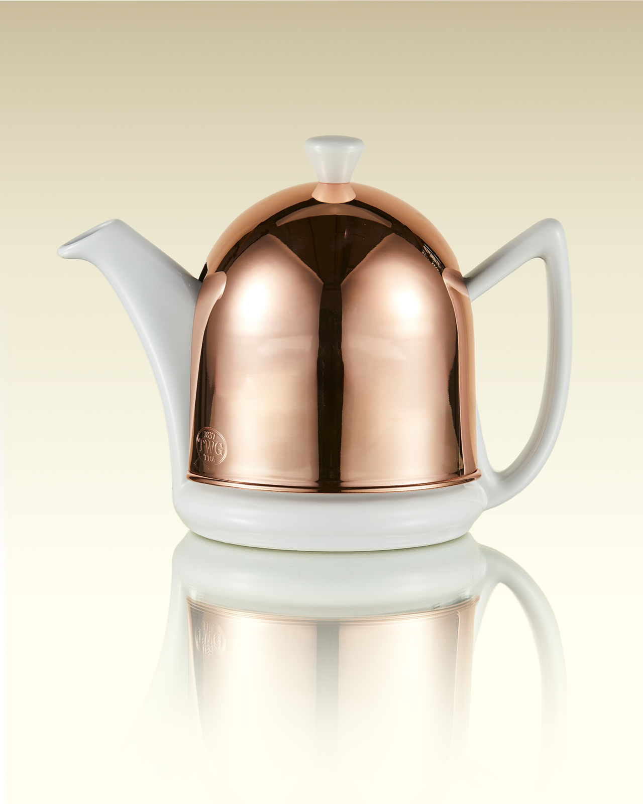 Théière Rose Dome blanche | TWG Tea
