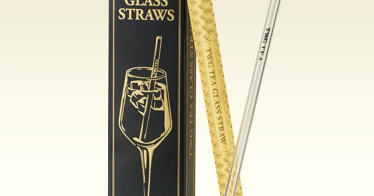 TWG Tea ICED Tea & Glass Straws セット TWG Tea Glass Straw | TWG Tea