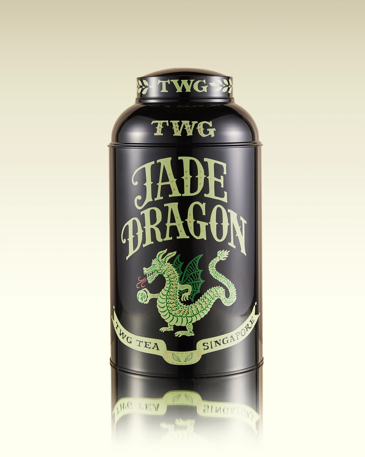 Hand-Painted Artisan Tea Tin, Jade Dragon Tea | TWG Tea