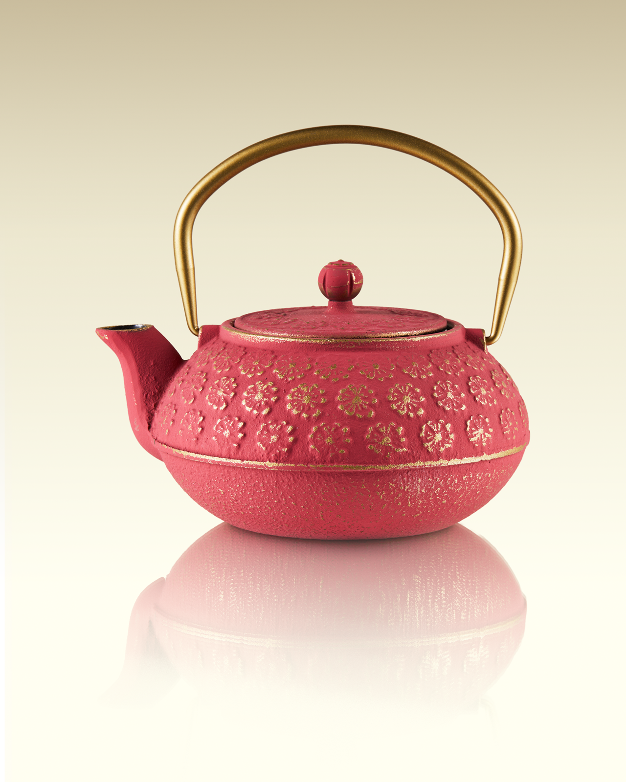 Sakura Teapot in Red (600ml) | TWG Tea