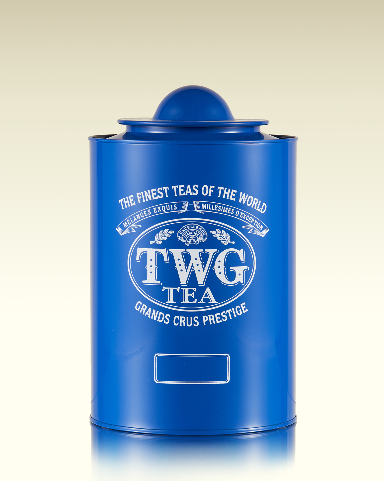 Lata Saturn para té en color azul (1 kg) | TWG Tea