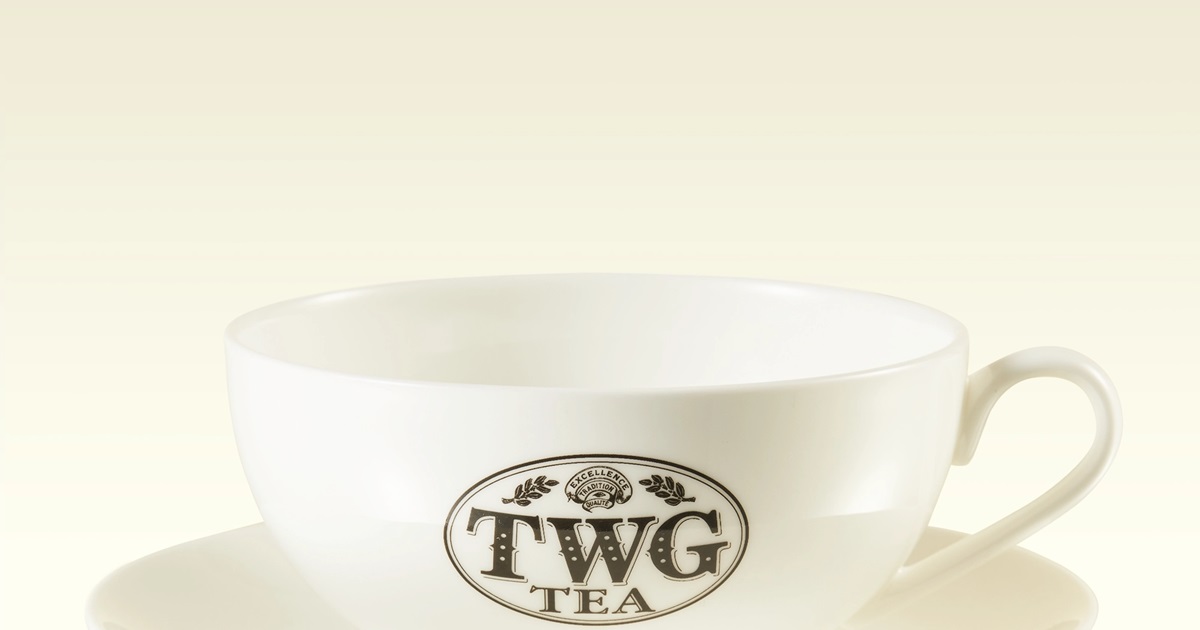 TWG Tea Morning Teacup and Saucer | TWG Tea