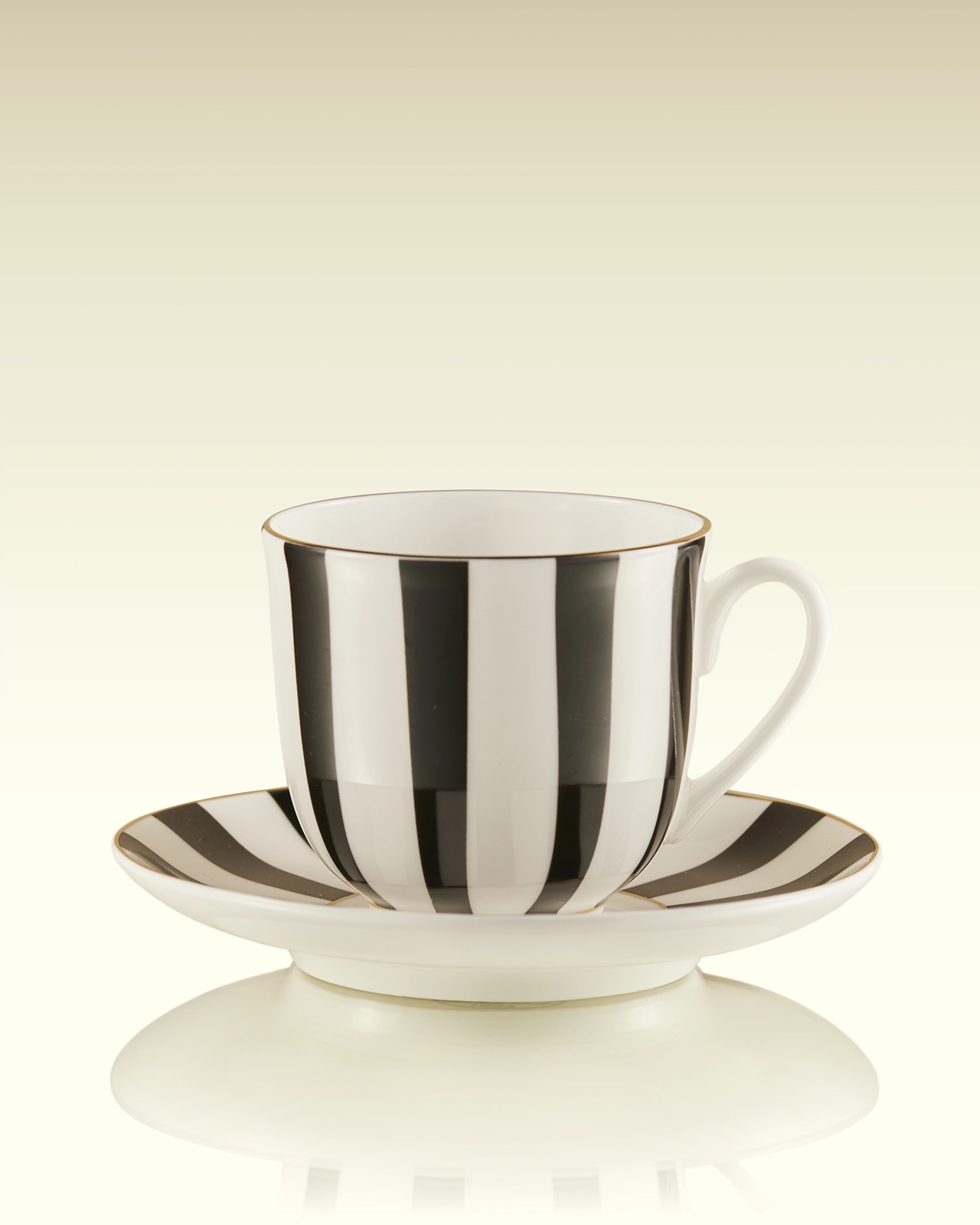 Tea For Two Teetasse & Untertasse in Schwarz | TWG Tea