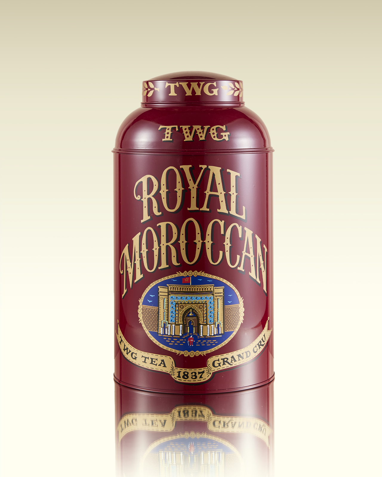 Hand-Painted Artisan Tea Tin, Royal Moroccan Tea | TWG Tea