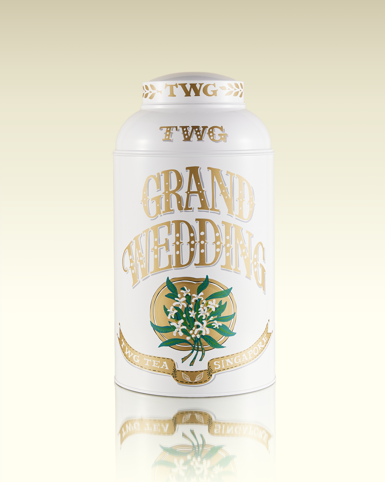 Hand-Painted Artisan Tea Tin, Grand Wedding Tea | TWG Tea