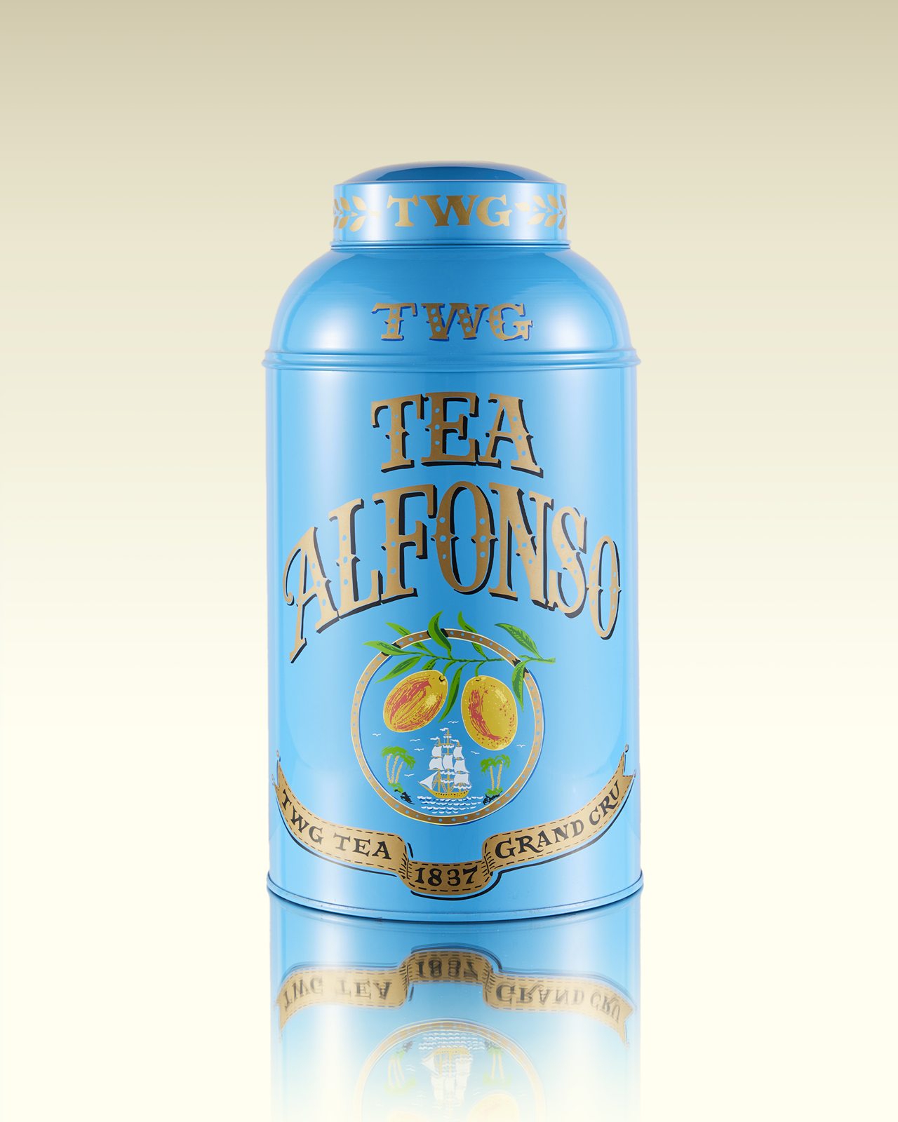 Hand-Painted Artisan Tea Tin, Alfonso Tea | TWG Tea