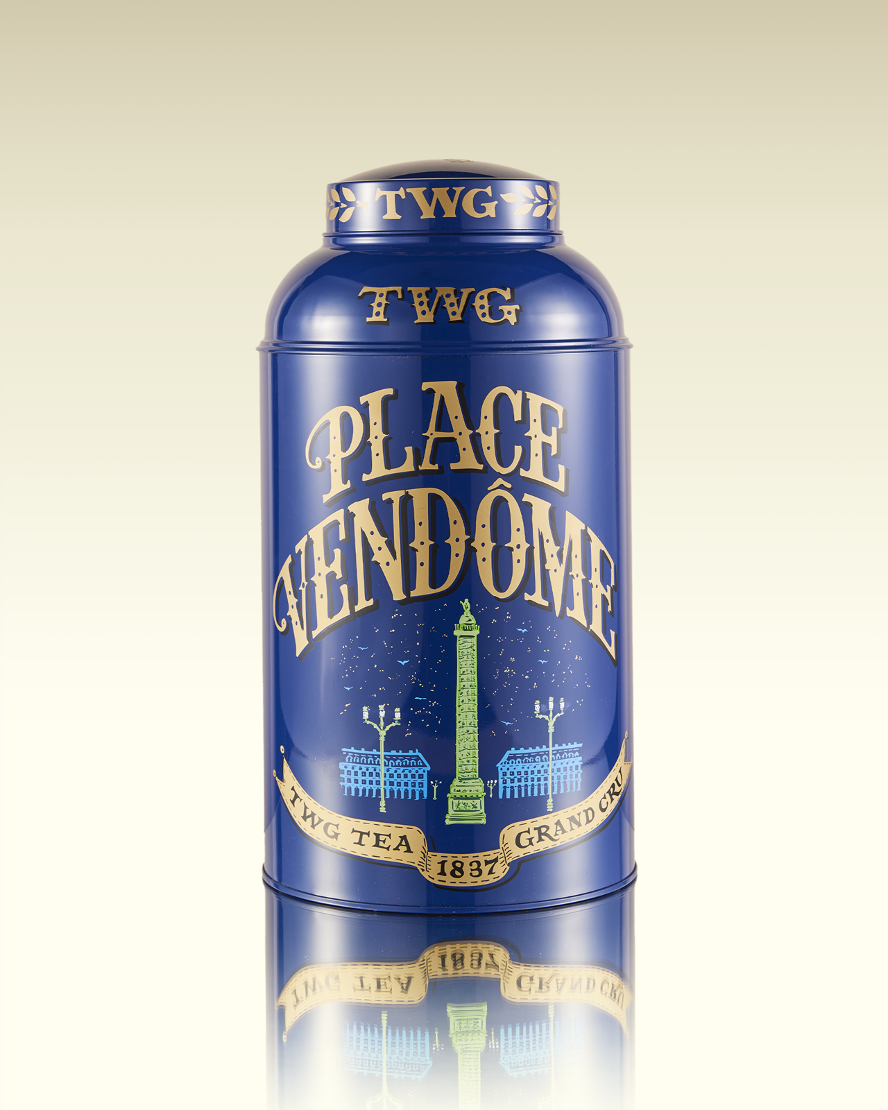 Hand-Painted Artisan Tea Tin, Place Vendôme Tea | TWG Tea