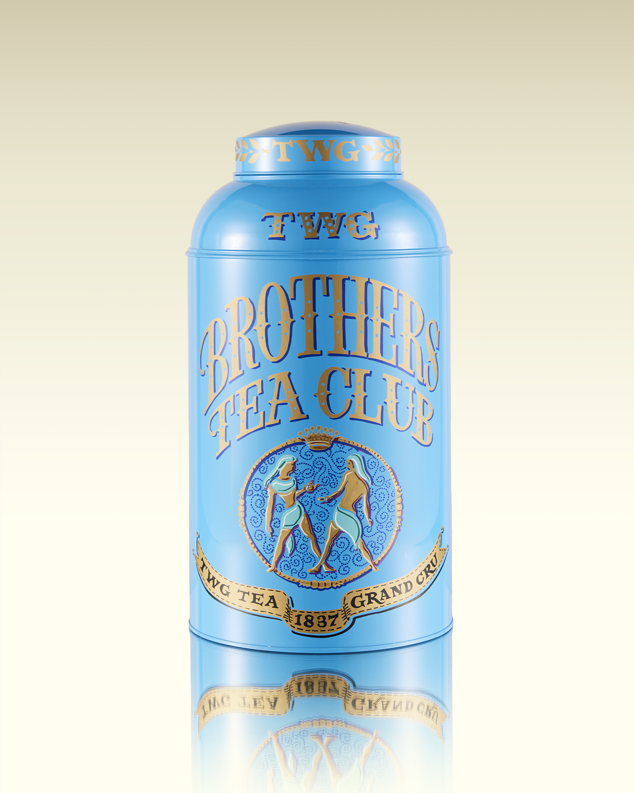 Hand-Painted Artisan Tea Tin, Brothers Club | TWG Tea