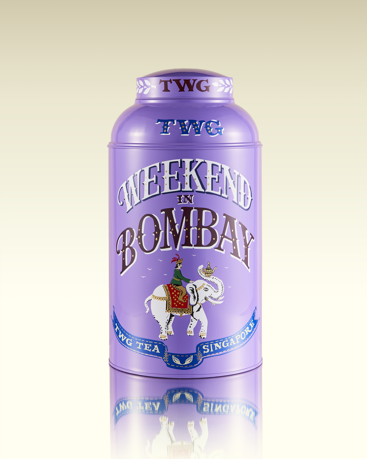 Hand-Painted Artisan Tea Tin, Weekend in Bombay Tea | TWG Tea