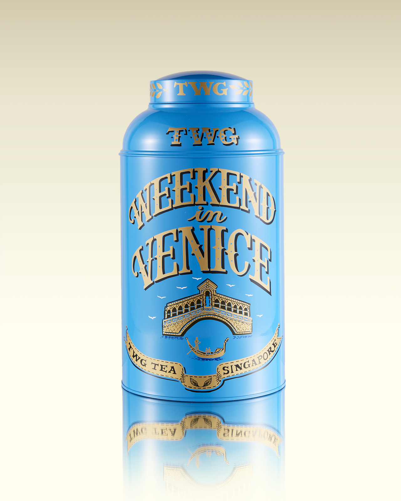 Hand-Painted Artisan Tea Tin, Weekend in Venice Tea | TWG Tea