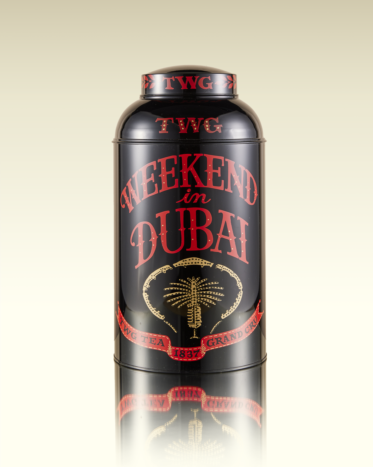 Hand-Painted Artisan Tea Tin, Weekend in Dubai Tea | TWG Tea
