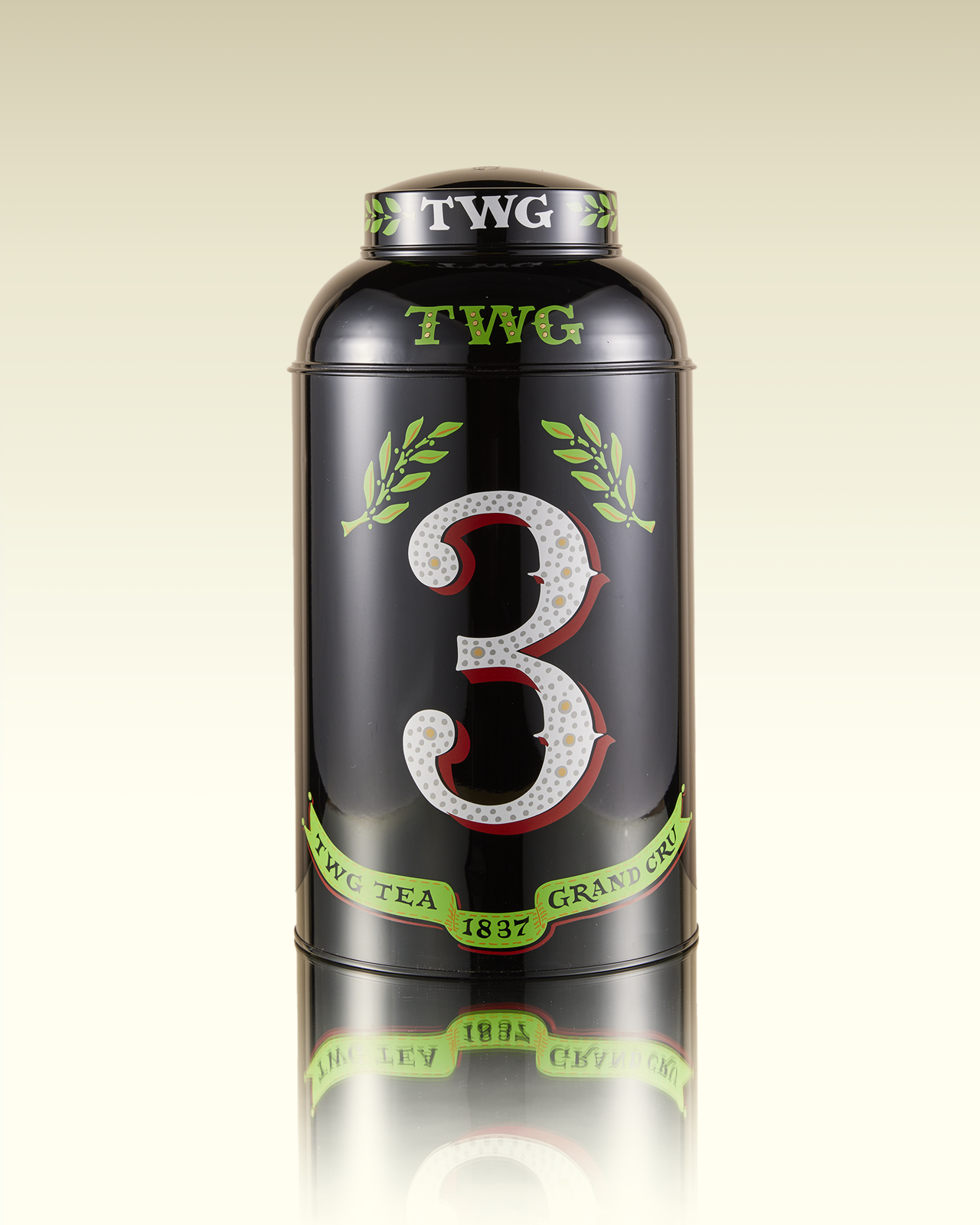 Hand-Painted Artisan Tea Tin, Number 3 Tea | TWG Tea