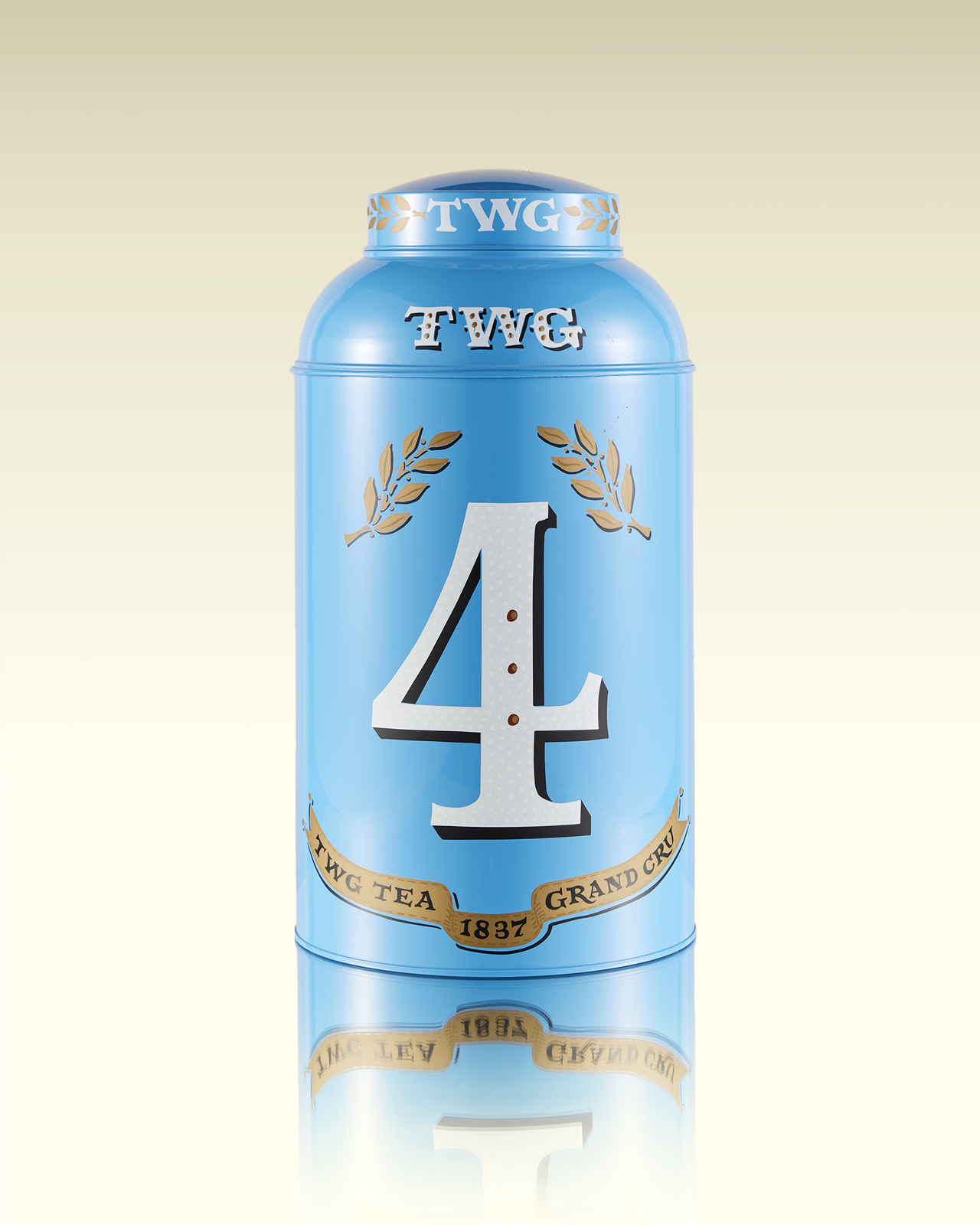 Hand-Painted Artisan Tea Tin, Number 4 Tea | TWG Tea