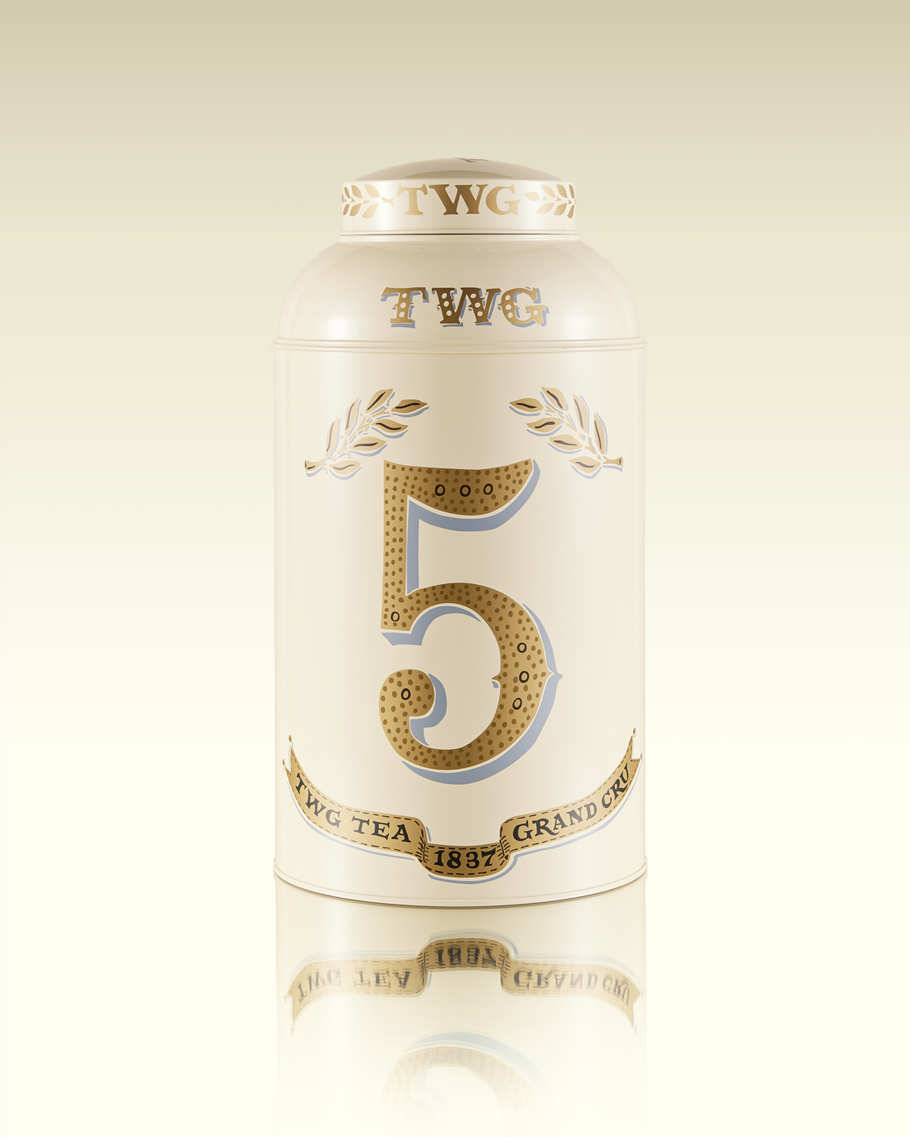Hand-Painted Artisan Tea Tin, Number 5 Tea | TWG Tea