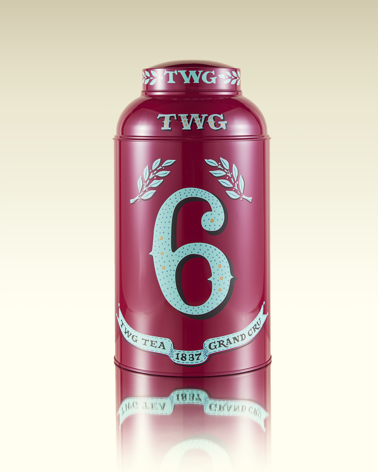 Hand-Painted Artisan Tea Tin, Number 6 Tea | TWG Tea