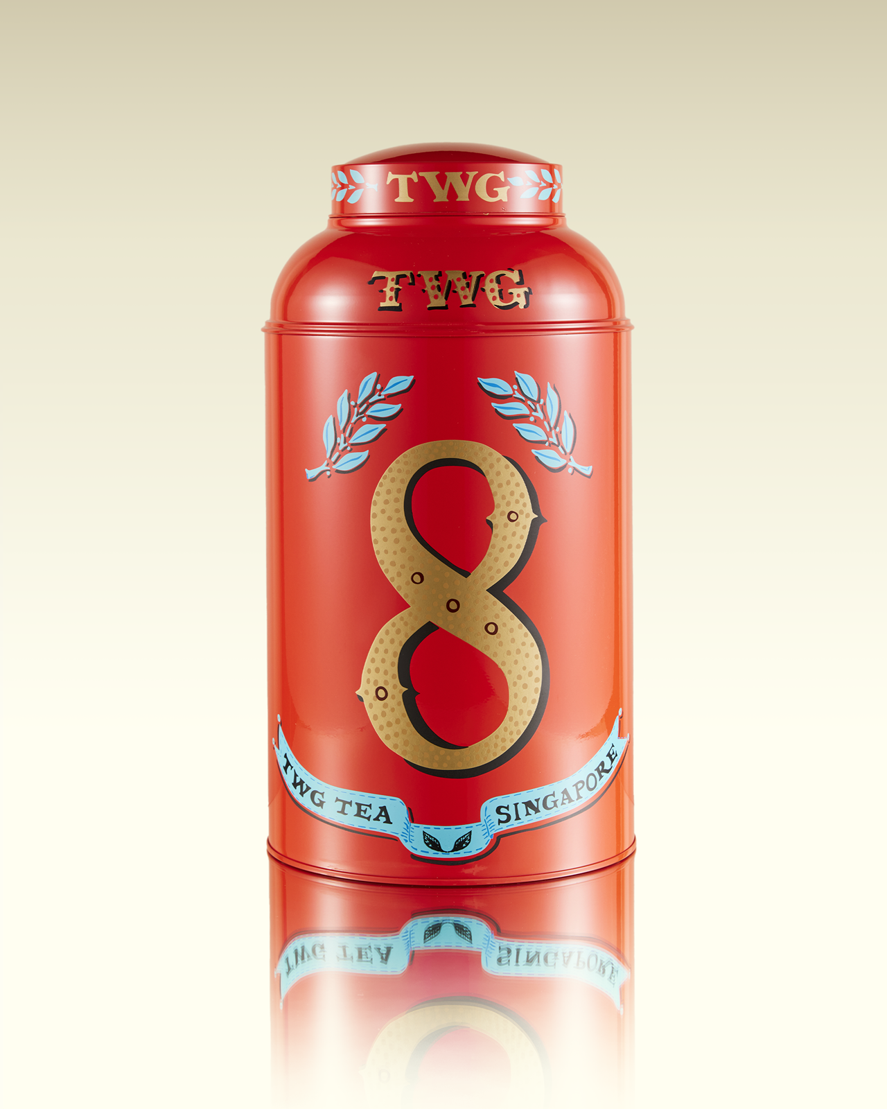 Hand-Painted Artisan Tea Tin, Number 8 Tea | TWG Tea