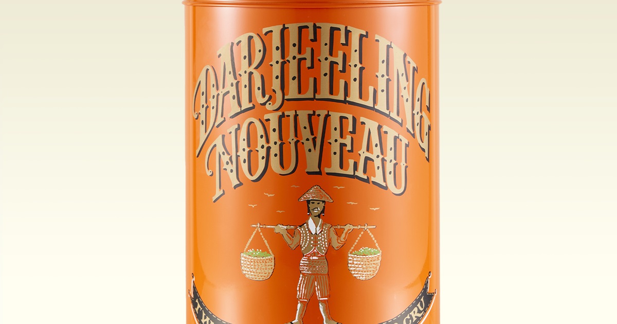 Hand-Painted Artisan Tea Tin, Darjeeling Nouveau | TWG Tea