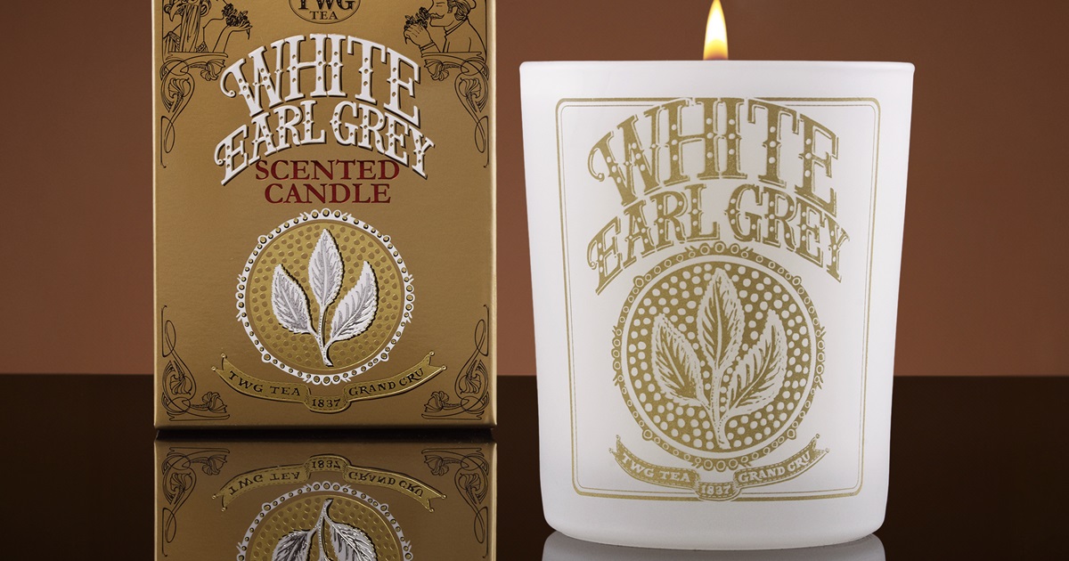 【日本未発売】　TWG tea キャンドル　ホワイトアールグレイ White Earl Grey Tea Scented Candle | TWG Tea